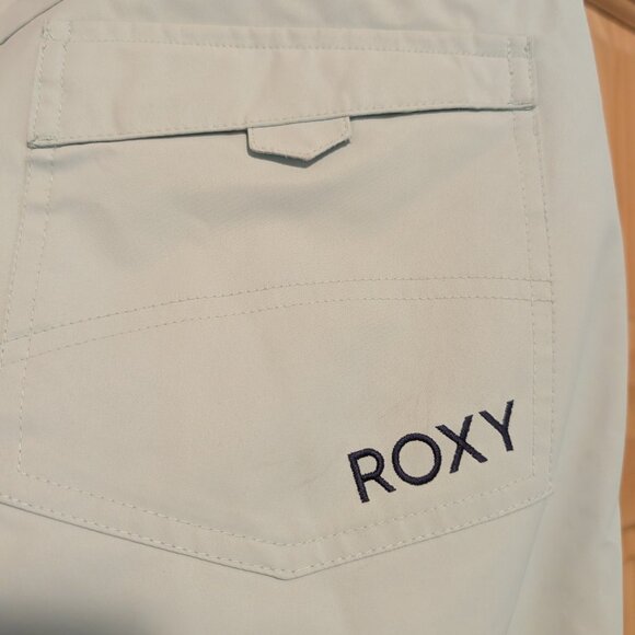 NWOT ROXY Diversion Insulated Snow Pants in Cameo Green Women's Size Medium - Picture 6 of 9